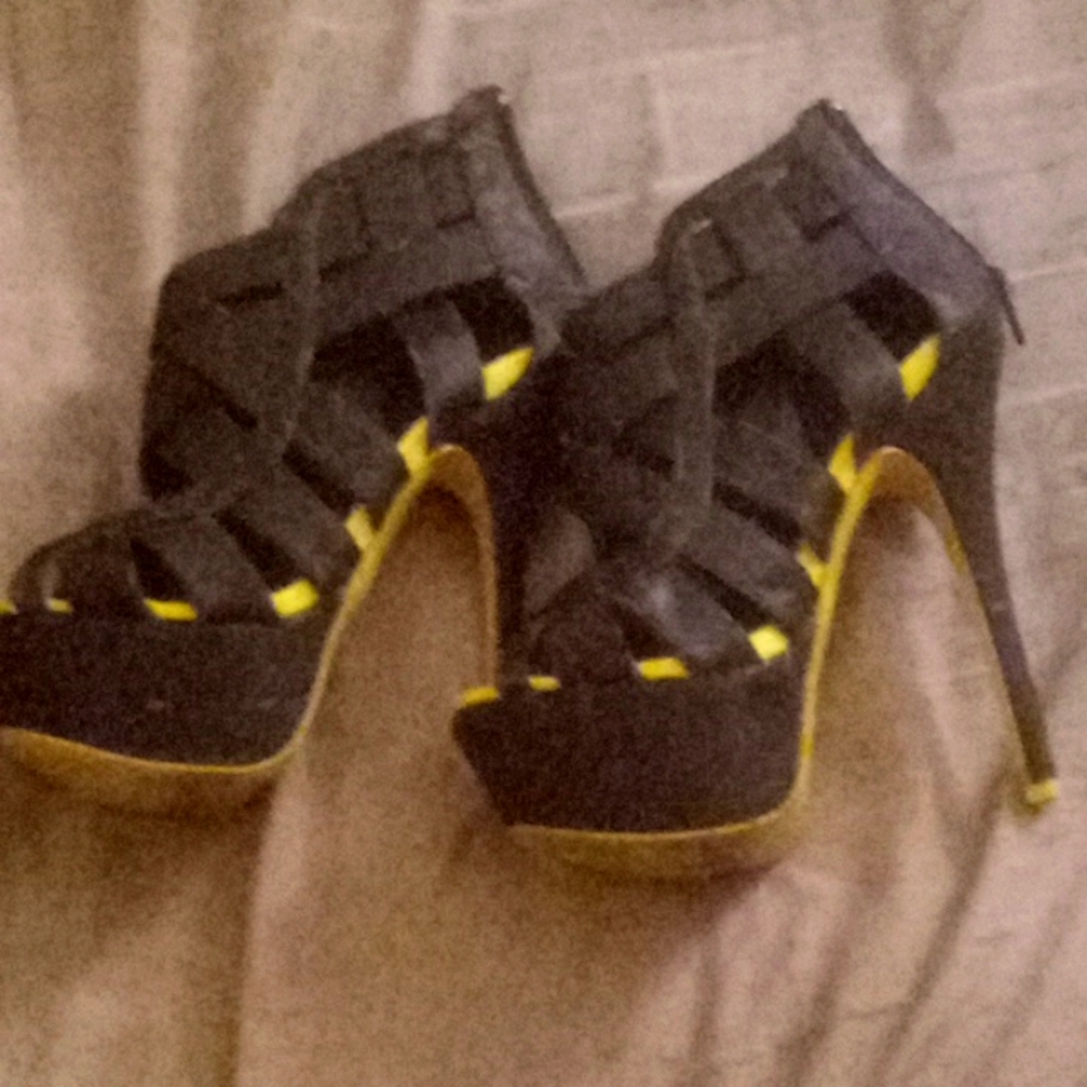 High heel shoes